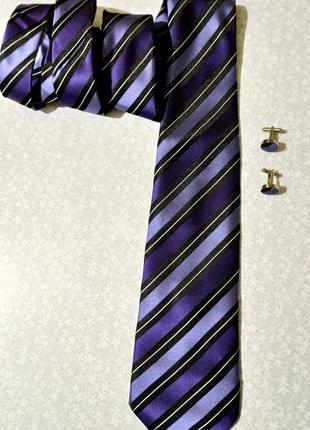 Подарочный набор.галстук и запонки.pierre roche.7 фото