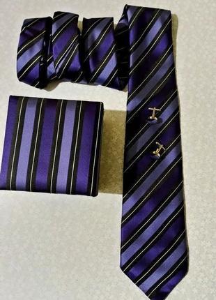 Подарочный набор.галстук и запонки.pierre roche.5 фото