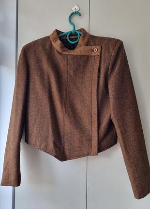 Шерстяной жакет, пиджак, винтажный пиджак, жакет vintage