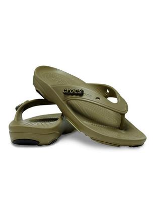 В'єтнамки white rubber Crocs clogs