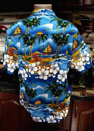Keng arporn usa гавайская рубашка тропический принт4 фото