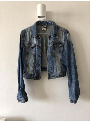 Джинсова куртка джинсовка h&amp;m