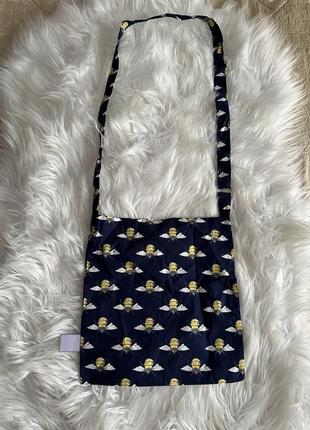 Зручна текстильна сумочка шопер