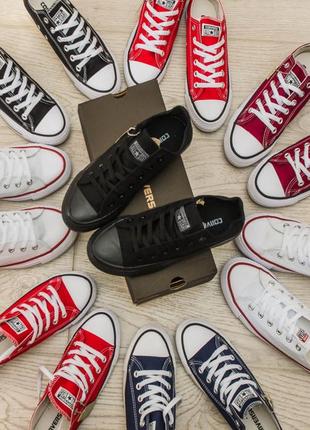 Кеды converse style all star синие низкие (36р) тотальная распродажа8 фото