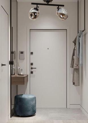 Черная потолочная люстра на 2 лампы molecule (56-xpr0231f-2 bk+bk)2 фото