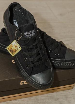 Кеды converse style all star 2 черные низкие (38р) тотальная распродажа