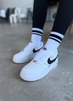 Кросівки nike air force 1  lx white black