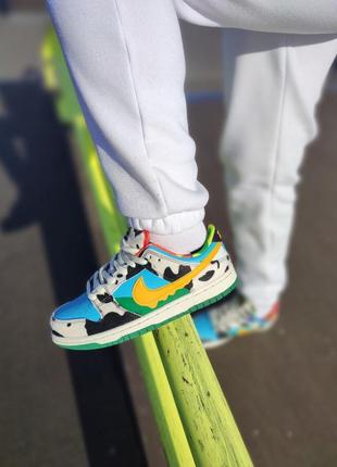 Кроссовки nike sb dunk low x ben &amp; jerry’s