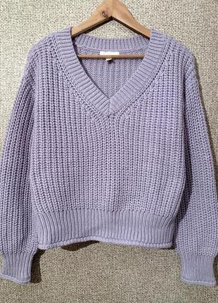 Красивый свитер лилового цвета от h&amp;m3 фото