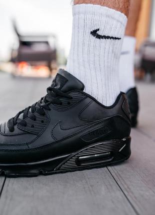 Мужские кроссовки nike air max 90 black 40-41-42-43-447 фото