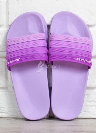 Шльопанці жіночі лілові flip flops bubble вологостійкі полегшені