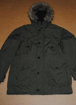 F&f теплая парка куртка зима с мехом1 фото