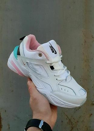 Кроссовки женские nike m2k tekno white moon pink