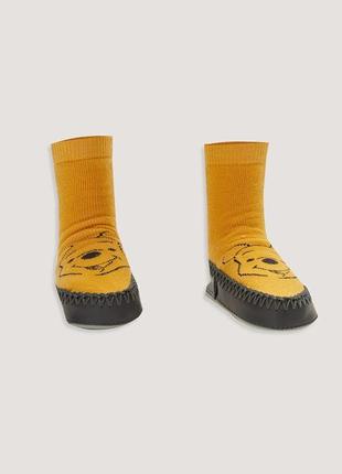 1-2/2-3 р нові фірмові домашні кімнатні капці теплі шкарпетки махрові тапочки вінні пух lc waikiki