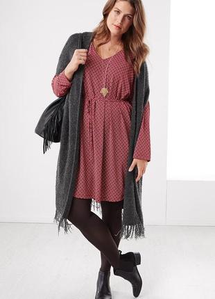 Платье - туника тсм tchibo нитевичка, размер 52-54 европ, наш 58