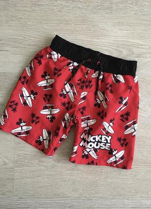 Купальные шорты мальчишки mickey mouse primark р.122
