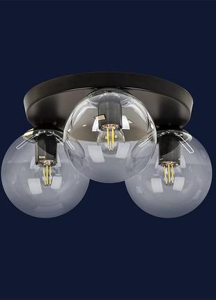 Люстра припотолочная 756xpr150f-3 bk+cl (300)