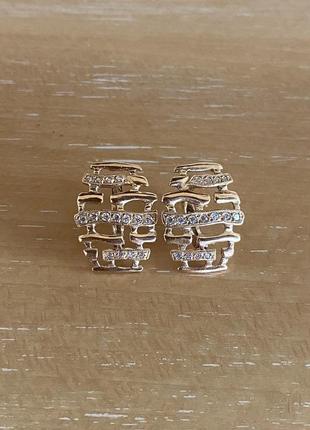 Золотые сережки