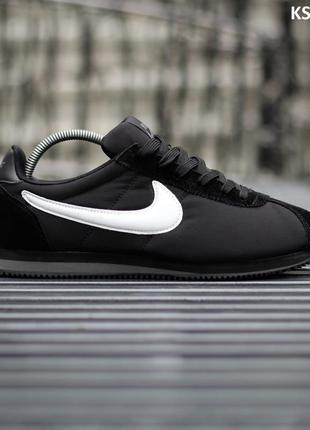 Кроссовки nike cortez black white