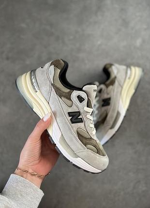 Чоловічі замшеві кросівки new balance 992 "jjjjound grey.