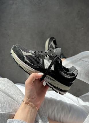 Стильные замшевые кроссовки new balance 2002r black m2002r1. цвет черный с серым. унисекс. размеры 36-4510 фото