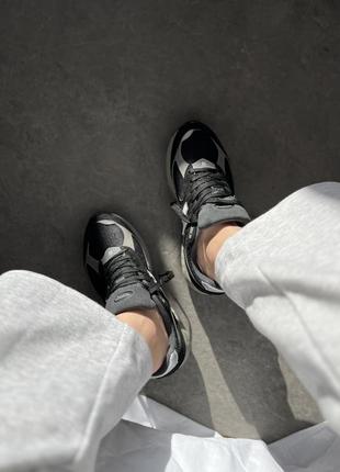 Стильные замшевые кроссовки new balance 2002r black m2002r1. цвет черный с серым. унисекс. размеры 36-459 фото
