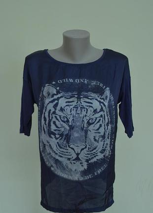 Дуже шикарна блузочка в принт "тигр"