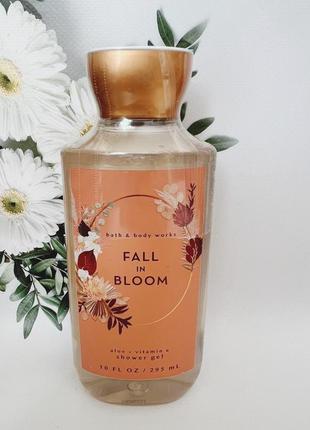 Гель для душа fall in bloom от bath and body works