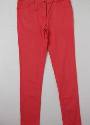 H&m. коралловые джинсы скинни. m размер.1 фото