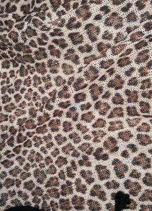 Леопардовая летняя худи толстовка divided7 фото