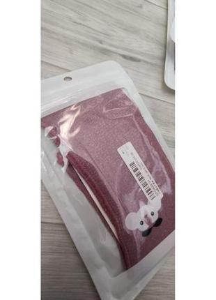 Довгі рукави з люриксом рожевий  (0045)4 фото