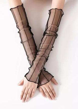 Довгі рукави сітку з малюнком ромб (0046)5 фото