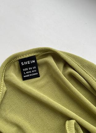 Шикарне плаття сукня у білизняному стилі  shein міді р.l5 фото
