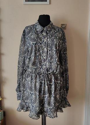 Комбинезон ромпер с шортами стильный женский турецкий принт