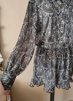 Комбинезон ромпер с шортами стильный женский турецкий принт5 фото