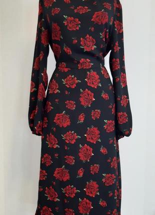 Розкішна сукня трояндами у стилі d&g3 фото