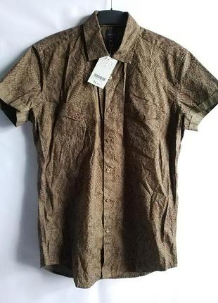 Распродажа! рубашка короткий рукав тенниска promod оригинал европа франция