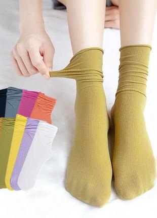 Шкарпетки різні кольори бавовна2 фото