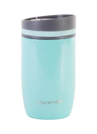 Термокружка kamille серый 300ml из нержавеющей стали km-2048
