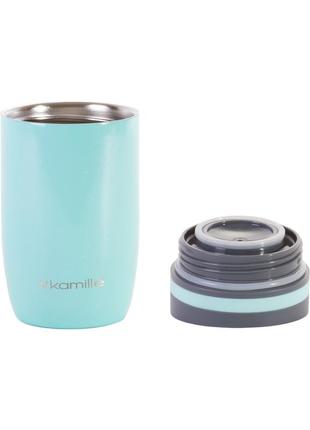 Термокружка kamille серый 300ml из нержавеющей стали km-2048