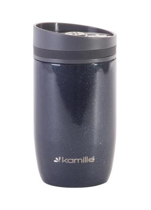 Термокружка kamille серый 300ml из нержавеющей стали km-2048