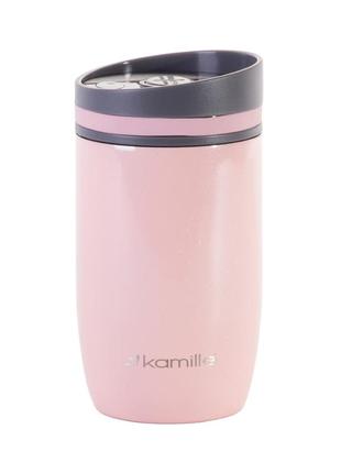 Термокружка kamille серый 300ml из нержавеющей стали km-2048