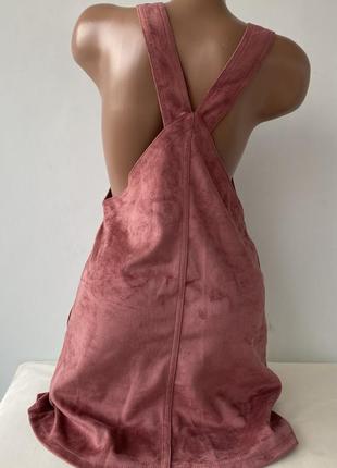 Комбинезон сарафан велюровый с карманами 🍒primark🍒3 фото