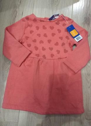 Теплое платье lupilu, 74-80