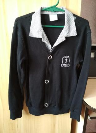 Кардиган з обманкою