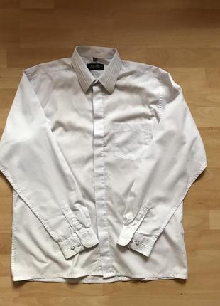 Белая рубашка, рубашка на рост 164-170 см5 фото