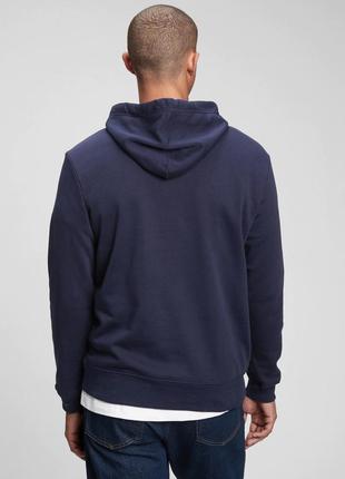 Худи gap arch logo hoodie tapestry navy8 фото