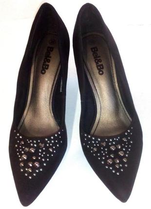👠 стильні туфлі човники від бренда bel&bo, р.38 код t38663 фото