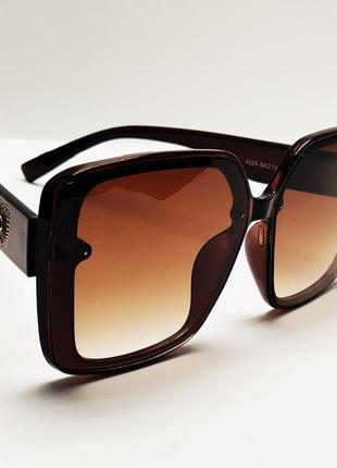 Женские очки линза коричневая квадраты