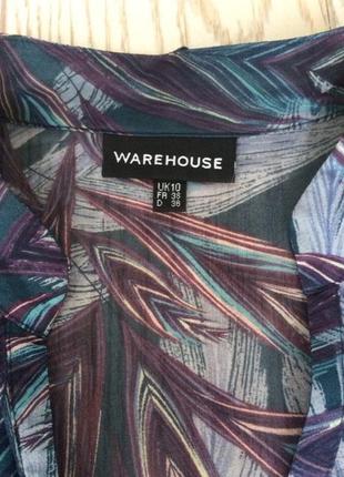 Блуза туника warehouse/ 100% шелк5 фото